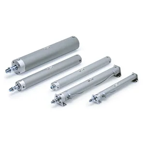 Xi lanh khí nén tiêu chuẩn dạng tròn CDG1BA20-5Z1 - CG1-Z1 Series